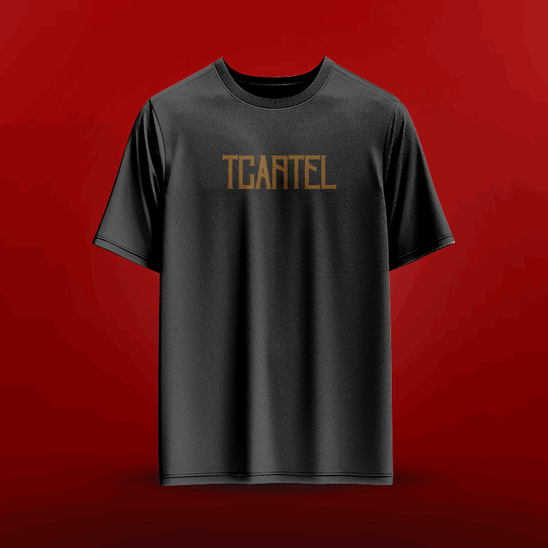 TCARTEL "Alpha Warrior" Premium Cotton T-Shirt - Majestic Wolf Back Print