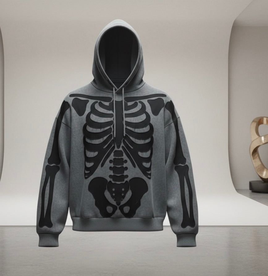 The X-Ray" Skeleton Cotton Hoodie